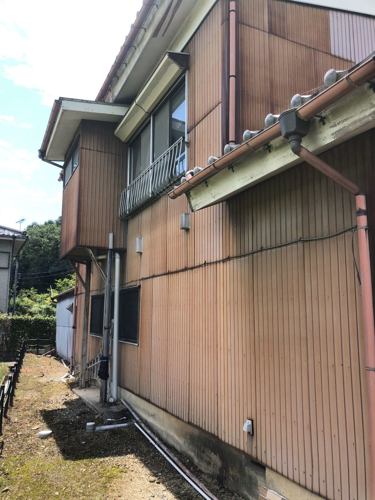 埼玉県吉見町　K様邸　倉庫外壁塗装・防水施工前