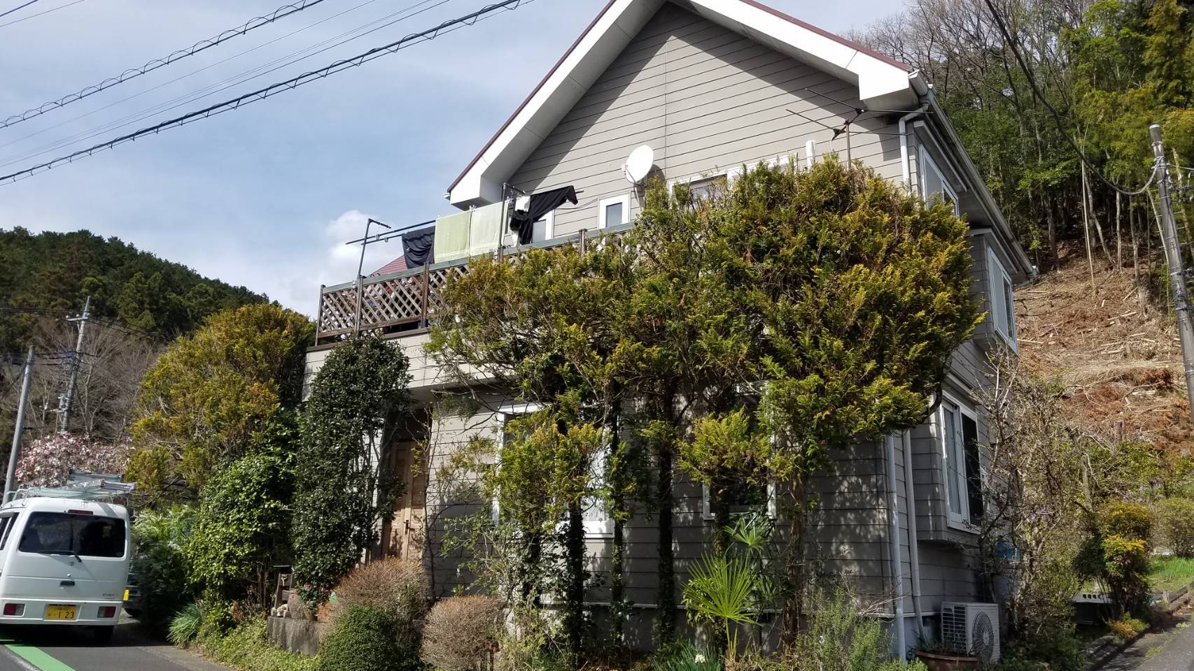 飯能市　Ｋ様邸　外壁塗装屋根塗装　コーキング打替え施工前