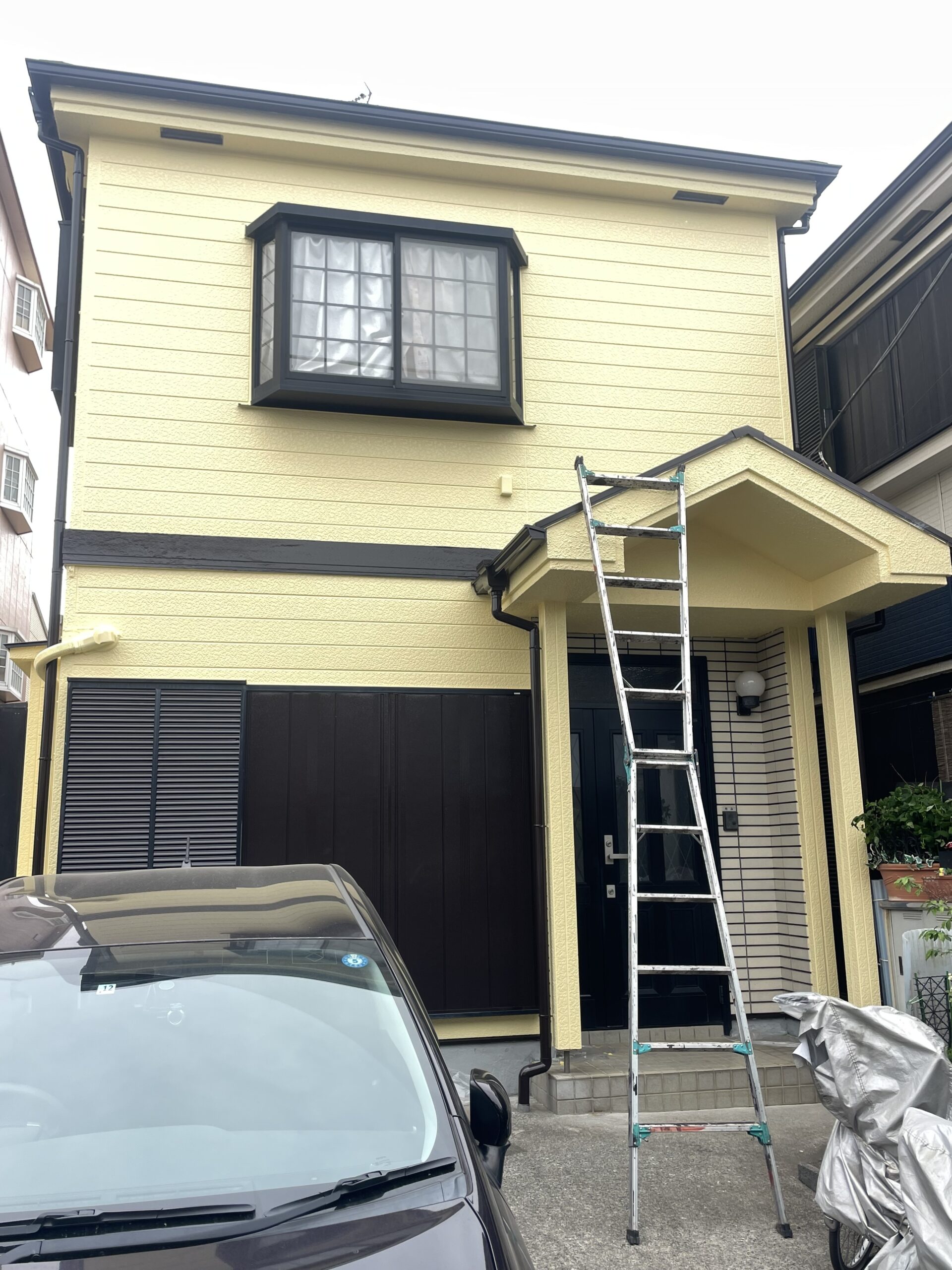 所沢市で新築当時の色を再現して塗り替えました！！施工後
