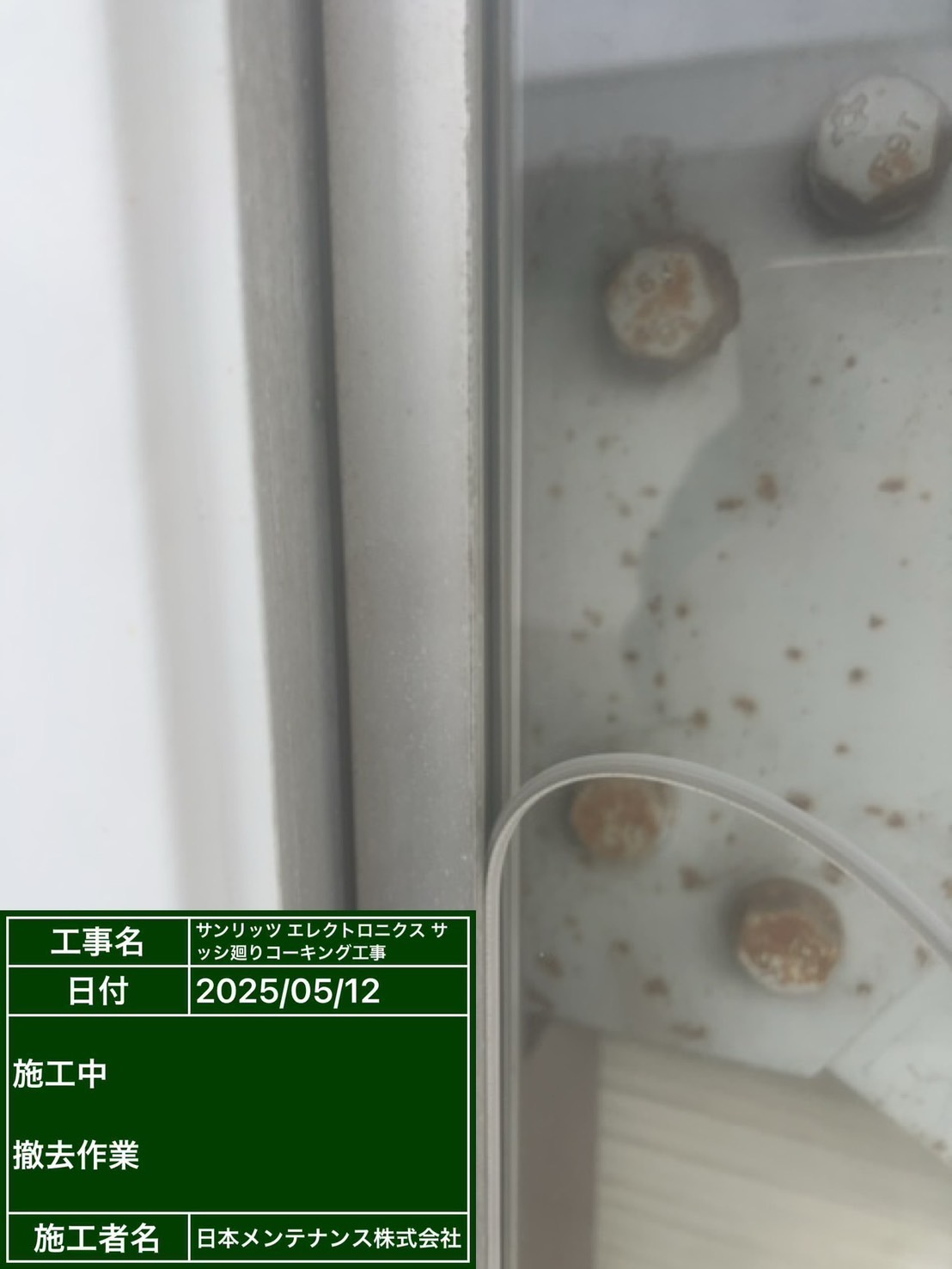 パッキング撤去
