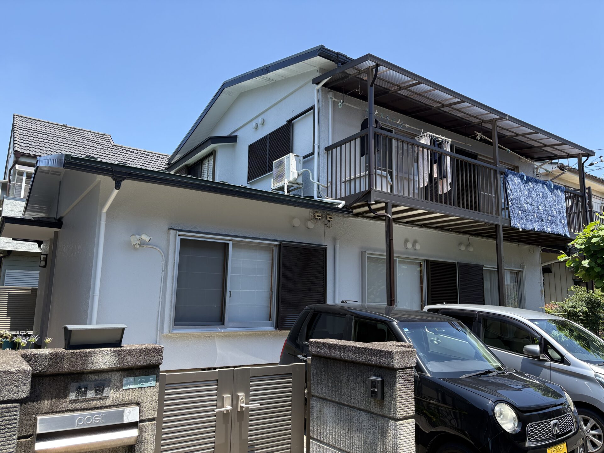 埼玉県狭山市で屋根と外壁をラジカル制御型塗料で塗装しました！