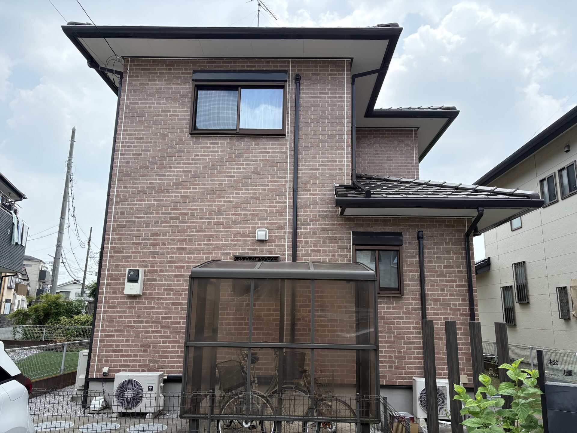 埼玉県川越市でサイディング外壁をクリヤー塗料のUVプロテクトクリヤーで塗装してコーキングをオートンイクシードで打ち替えました!施工後