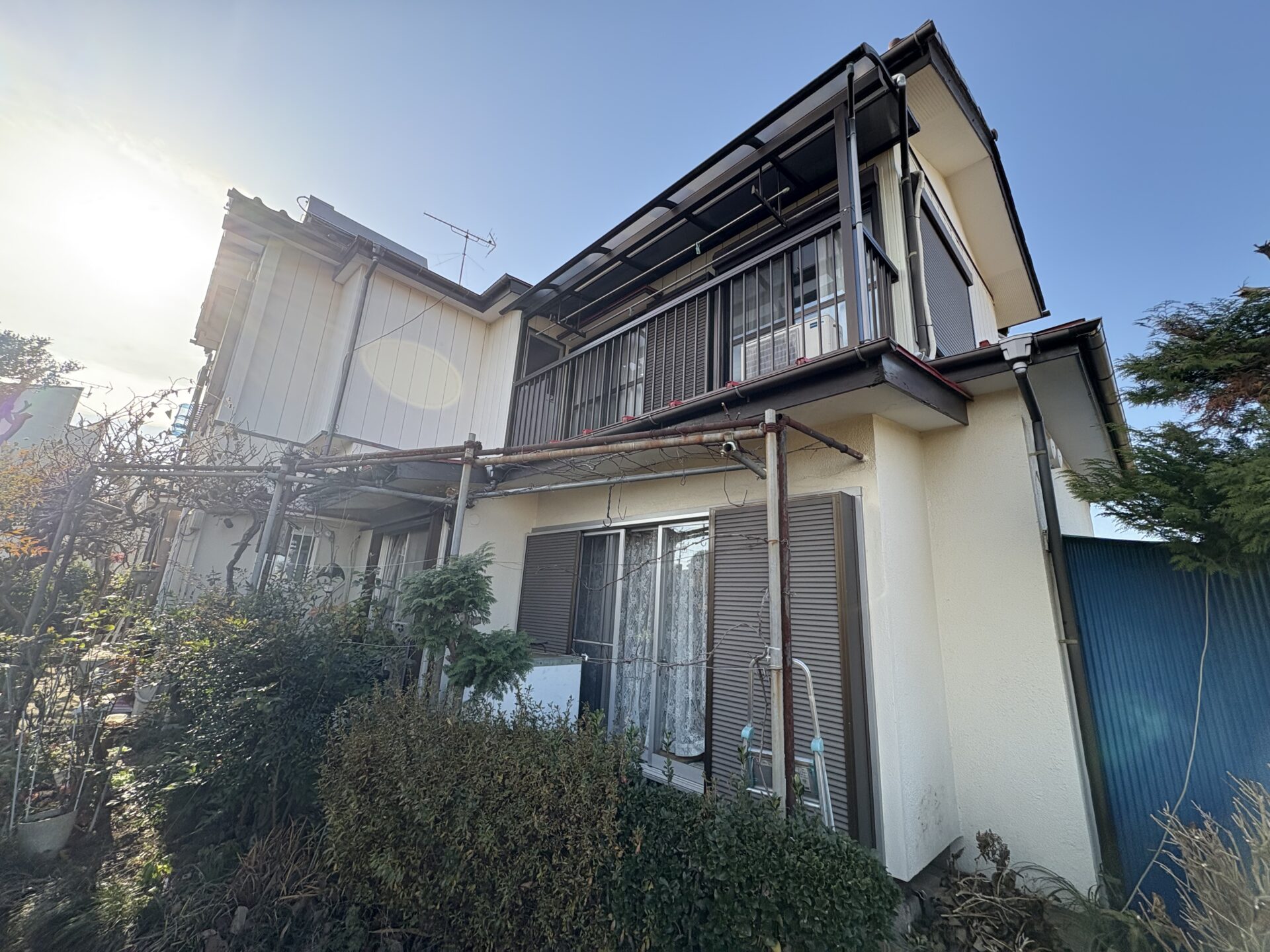 埼玉県所沢市　N様邸　外壁塗装工事の途中経過です！施工前