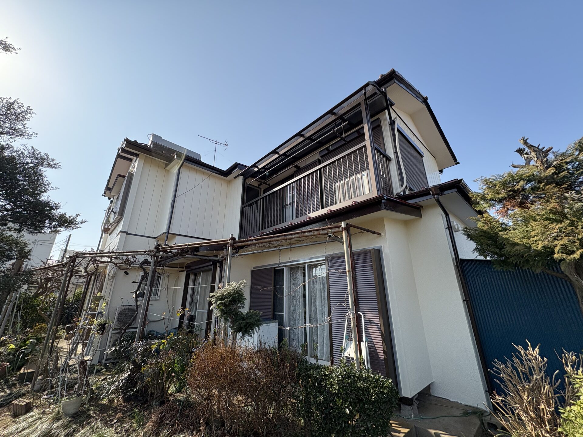 埼玉県所沢市 N様邸でラジカル制御型塗料でがいへき塗装を行いました!施工後