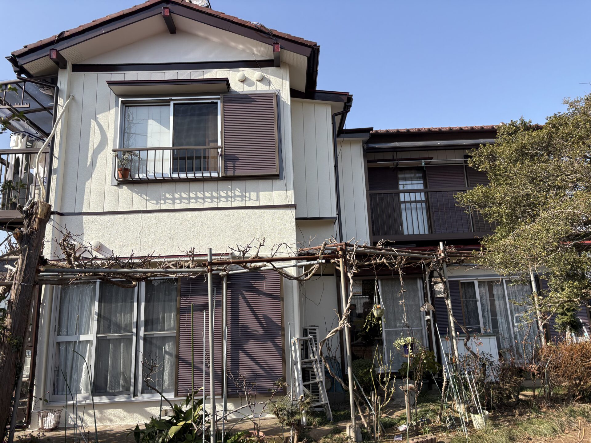 埼玉県所沢市　N様邸でラジカル制御型塗料でがいへき塗装を行いました！