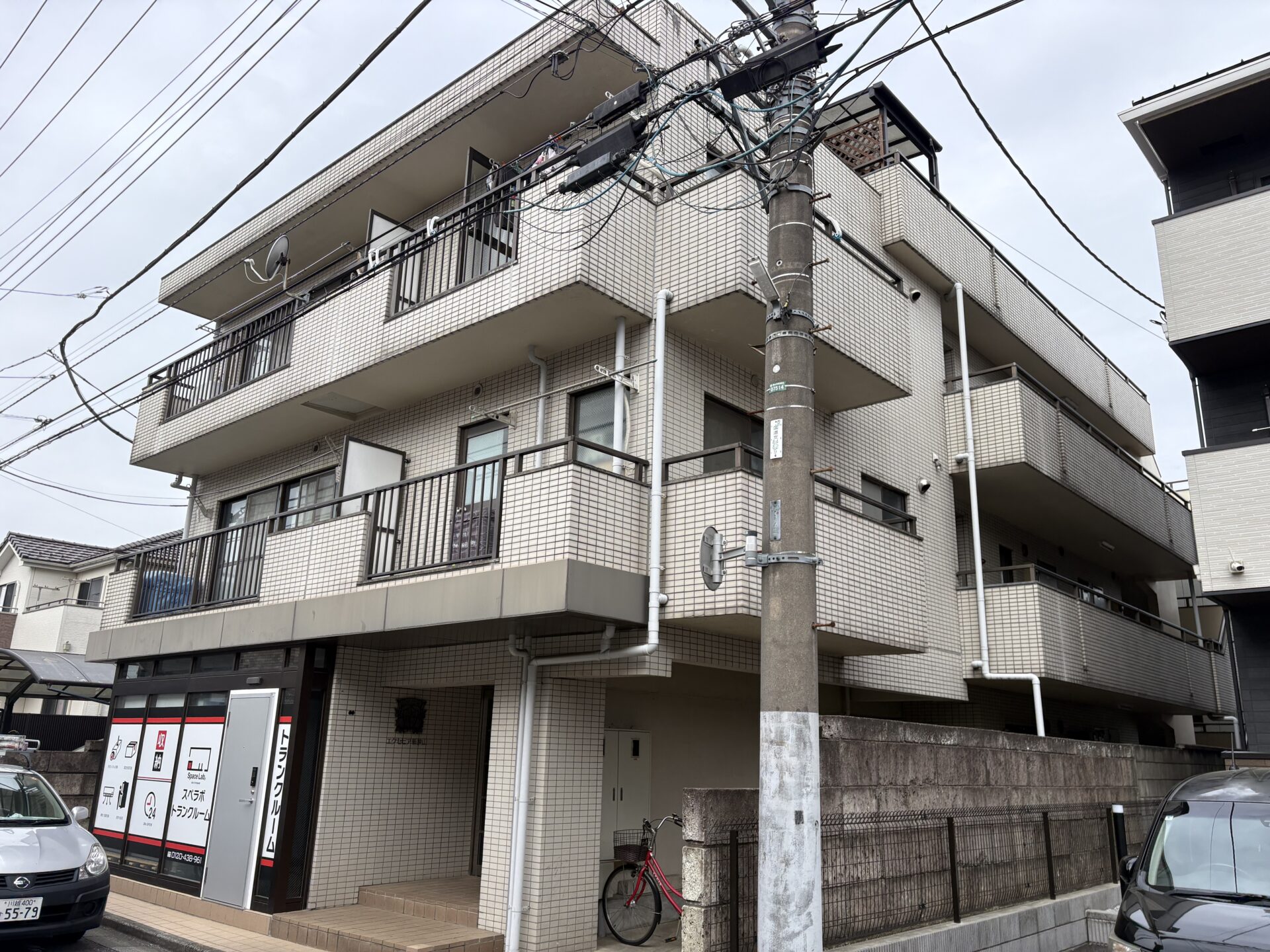 埼玉県川越市　エクセピア新狭山　大規模改修工事の途中経過です。施工前