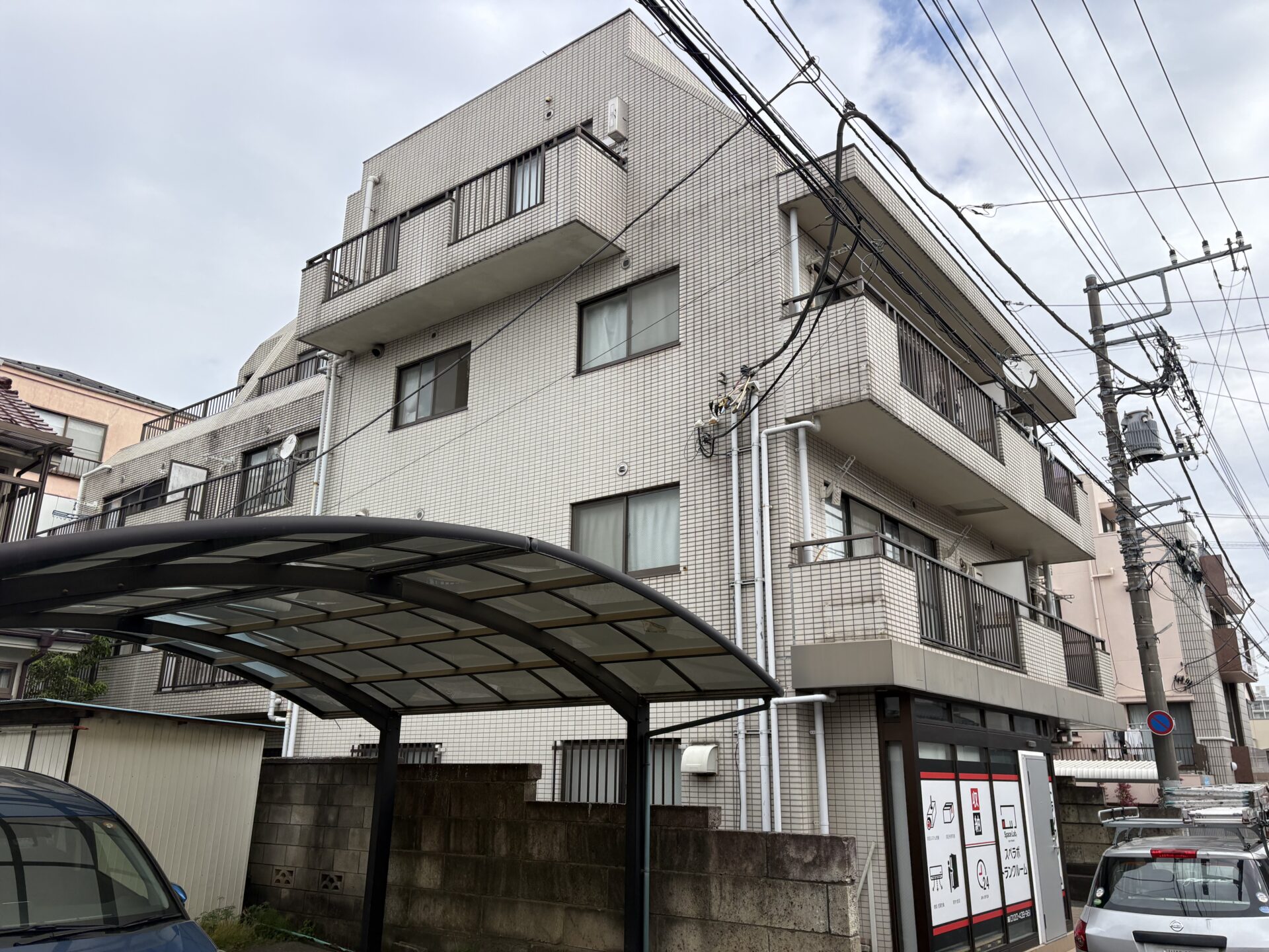 埼玉県川越市　エクセピア新狭山　大規模改修工事の途中経過です。施工前