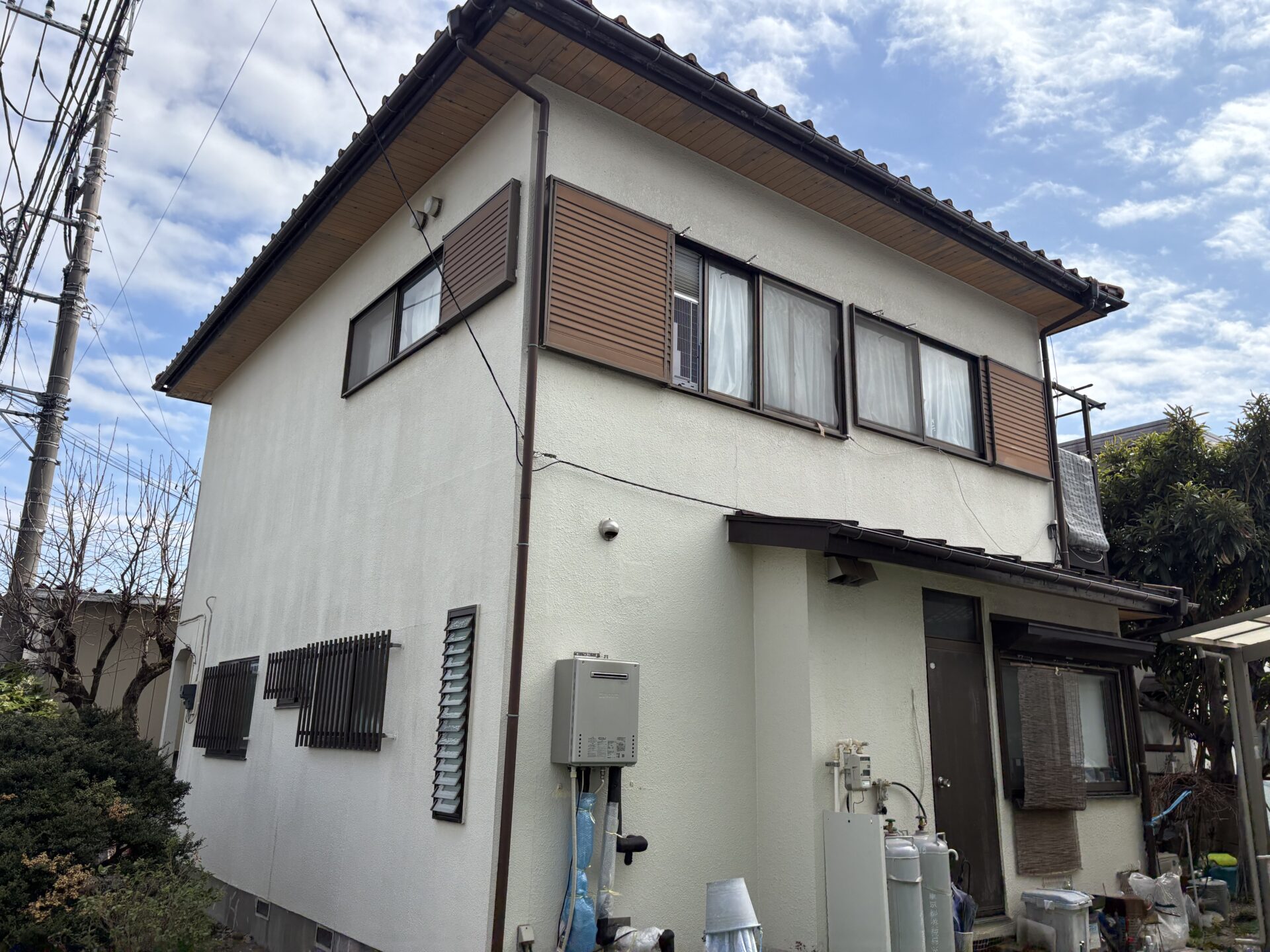 埼玉県狭山市　S様邸　外壁塗装工事施工前