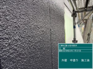 外壁中塗り