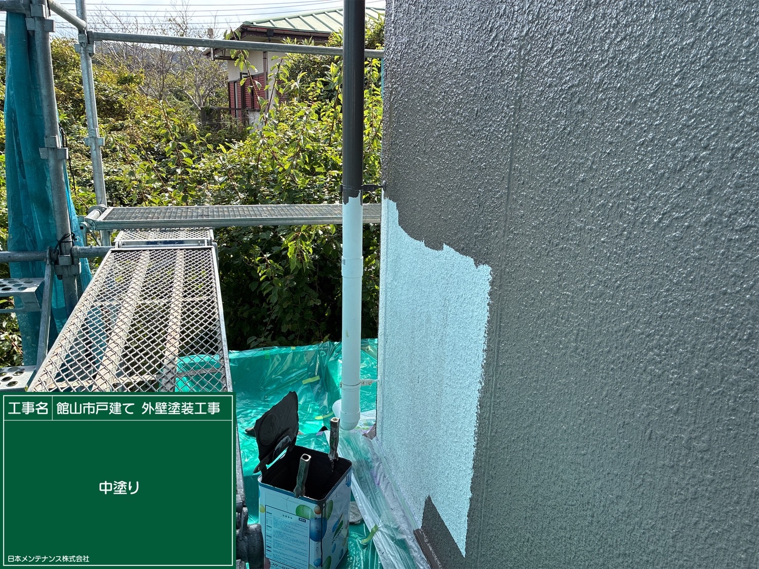 外壁中塗り